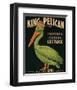 King Pelican Brand California Iceberg Lettuce-null-Framed Art Print