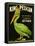 King Pelican Brand Lettuce-null-Framed Stretched Canvas