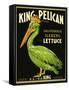 King Pelican Brand Lettuce-null-Framed Stretched Canvas