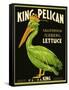 King Pelican Brand Lettuce-null-Framed Stretched Canvas