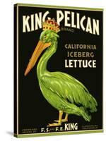 King Pelican Brand Lettuce-null-Stretched Canvas