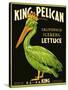 King Pelican Brand Lettuce-null-Stretched Canvas