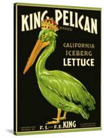 King Pelican Brand Lettuce-null-Stretched Canvas