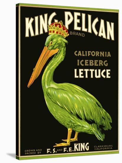 King Pelican Brand Lettuce-null-Stretched Canvas