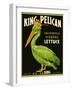 King Pelican Brand Lettuce-null-Framed Premium Giclee Print