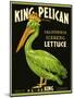 King Pelican Brand Lettuce-null-Mounted Premium Giclee Print