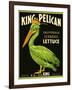 King Pelican Brand Lettuce-null-Framed Premium Giclee Print