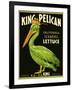 King Pelican Brand Lettuce-null-Framed Premium Giclee Print