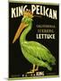 King Pelican Brand Lettuce-null-Mounted Premium Giclee Print