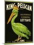 King Pelican Brand Lettuce-null-Mounted Giclee Print