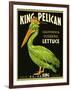 King Pelican Brand Lettuce-null-Framed Giclee Print