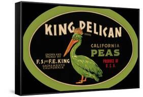 King Pelican California Peas-null-Framed Stretched Canvas