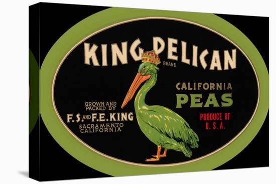 King Pelican California Peas-null-Stretched Canvas