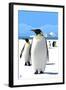 King Penguins-Lantern Press-Framed Art Print