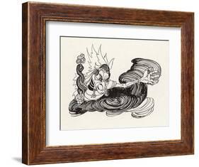 King Pest-Arthur Rackham-Framed Art Print