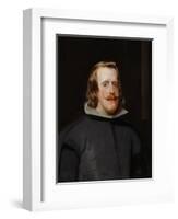 King Philip IV of Spain (1605-1665), Painted 1655-1660-Diego Velazquez-Framed Giclee Print