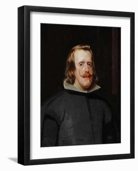 King Philip IV of Spain (1605-1665), Painted 1655-1660-Diego Velazquez-Framed Giclee Print