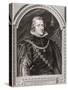 King Philip IV of Spain. Felipe Iv. Portrait.-Peter Paul (after) Rubens-Stretched Canvas