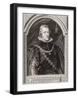 King Philip IV of Spain. Felipe Iv. Portrait.-Peter Paul (after) Rubens-Framed Giclee Print