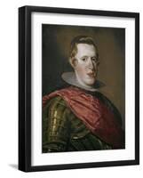 King Philip IV of Spain-Diego Velazquez-Framed Art Print