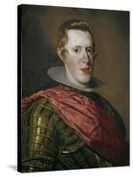 King Philip IV of Spain-Diego Velazquez-Stretched Canvas