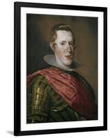King Philip IV of Spain-Diego Velazquez-Framed Art Print