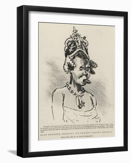 King Prempeh Awaiting Sir Francis Scott's Arrival-null-Framed Giclee Print