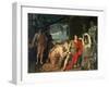 King Priam Begging Achilles for the Return of Hector's Body, 1824-Aleksandr Andreevich Ivanov-Framed Giclee Print