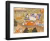 King Putraka in the Palace of the Beautiful Patali-null-Framed Art Print