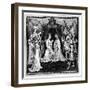 King, Queen, and Court, C1450-null-Framed Giclee Print