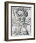 King Quoniambec, Brazil, Engraving from Universal Cosmology-Andre Thevet-Framed Giclee Print