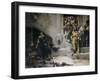 King Ramiro II Ordering Beheading of Disobedient Nobles-Jose Casado Del Alisal-Framed Art Print