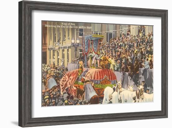 King Rex, Mardi Gras, New Orleans, Louisiana-null-Framed Art Print