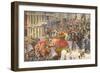 King Rex, Mardi Gras, New Orleans, Louisiana-null-Framed Art Print