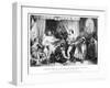 King Richard I (1157-119), Forgiving Bertrannd De Gurdun, Late 19th Century-Thomas Brown-Framed Giclee Print