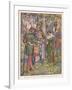 King Richard I Joins the Hands of Robin Hood and Maid Marian in Marriage-null-Framed Art Print