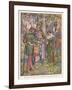 King Richard I Joins the Hands of Robin Hood and Maid Marian in Marriage-null-Framed Art Print