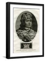 King Richard I, the Lionheart-J Chapman-Framed Art Print