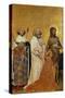 King Richard II (1367-1400) Kneeling in Front of King (Saint) Edmund and King Edward the Confessor-null-Stretched Canvas