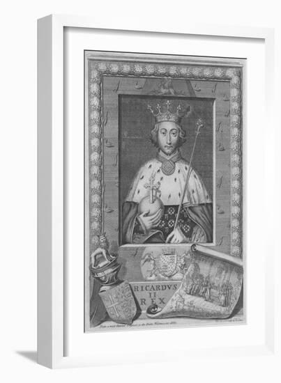 King Richard II, 1735-George Vertue-Framed Giclee Print