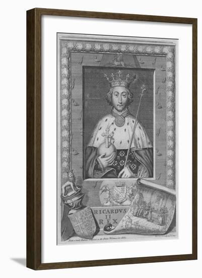 King Richard II, 1735-George Vertue-Framed Giclee Print