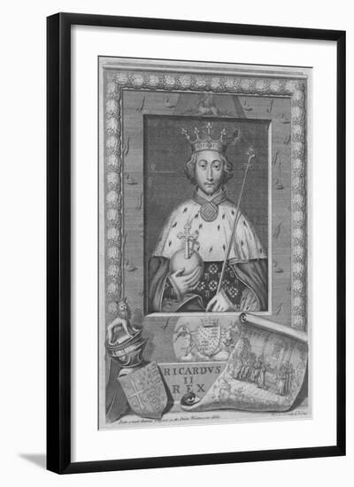 King Richard II, 1735-George Vertue-Framed Giclee Print