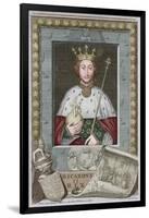 'King Richard II', 1735-George Vertue-Framed Giclee Print