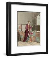 King Richard II and His Mother-Charles Hamilton Smith-Framed Art Print