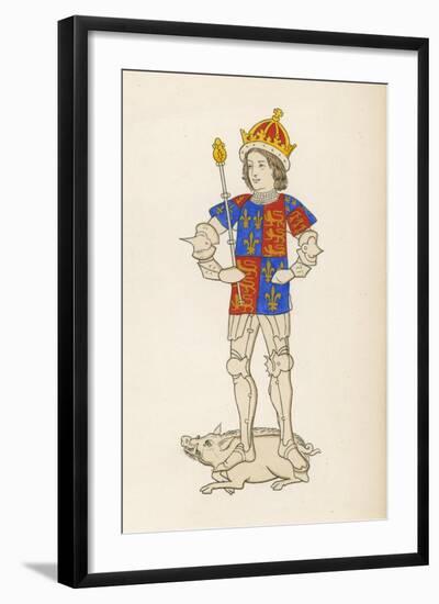 King Richard III, 1483-85-Henry Shaw-Framed Giclee Print