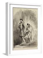 King Richard III, C1856-C1859-John Gilbert-Framed Giclee Print