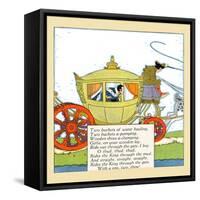 King Rides In The Mud-Maud & Miska Petersham-Framed Stretched Canvas