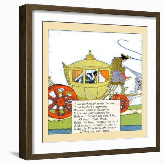 King Rides In The Mud-Maud & Miska Petersham-Framed Art Print