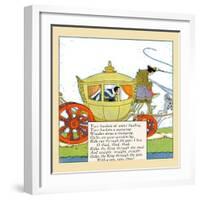 King Rides In The Mud-Maud & Miska Petersham-Framed Art Print