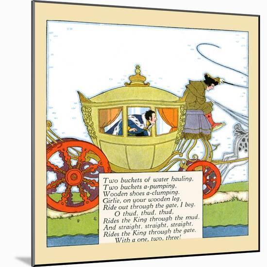 King Rides In The Mud-Maud & Miska Petersham-Mounted Art Print